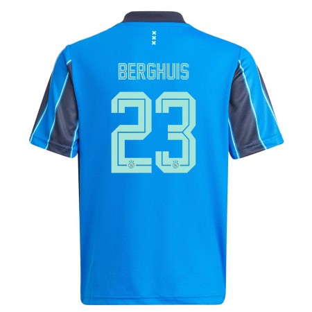 Koszulka Ajax Amsterdam Steven Berghuis 23 Wyjazdowe Stroje Piłkarskie 2021/22 Krótki Rękaw
